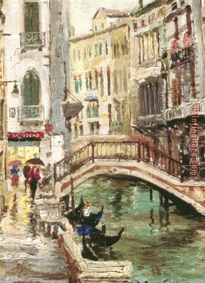 Thomas Kinkade Venice Canal